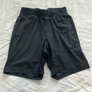 Lined workout shorts
